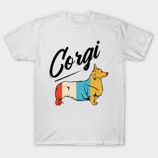 Welsh Corgi - Retro Style Vintage Corgi T-Shirt